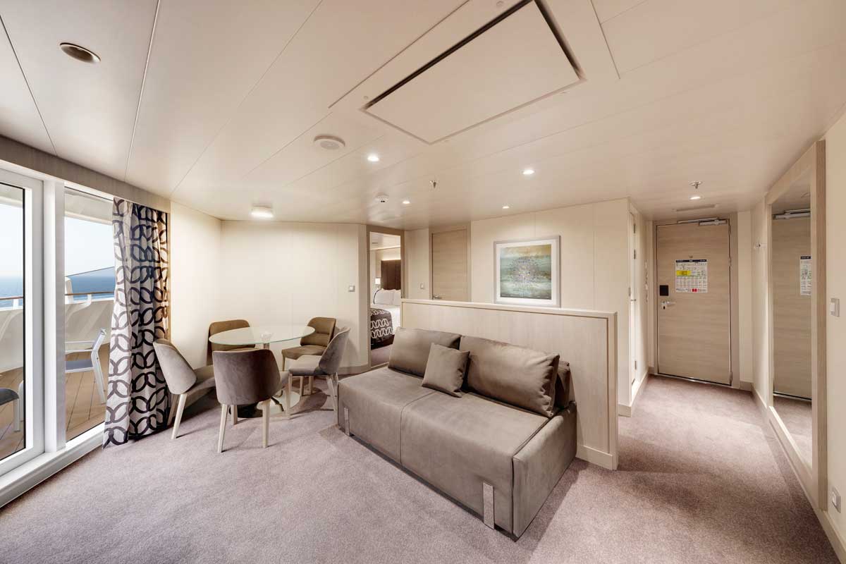 MSC Euribia apartament Grand Aurea z whirlpool