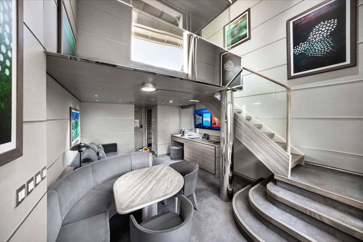 MSC Euribia apartament Yacht Club Duplex z whirlpool