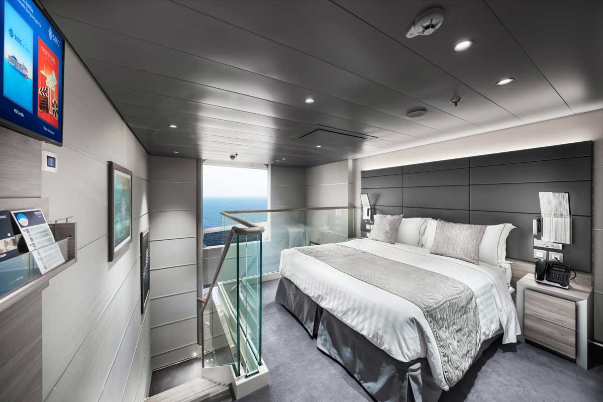 MSC Euribia apartament Yacht Club Duplex z whirlpool