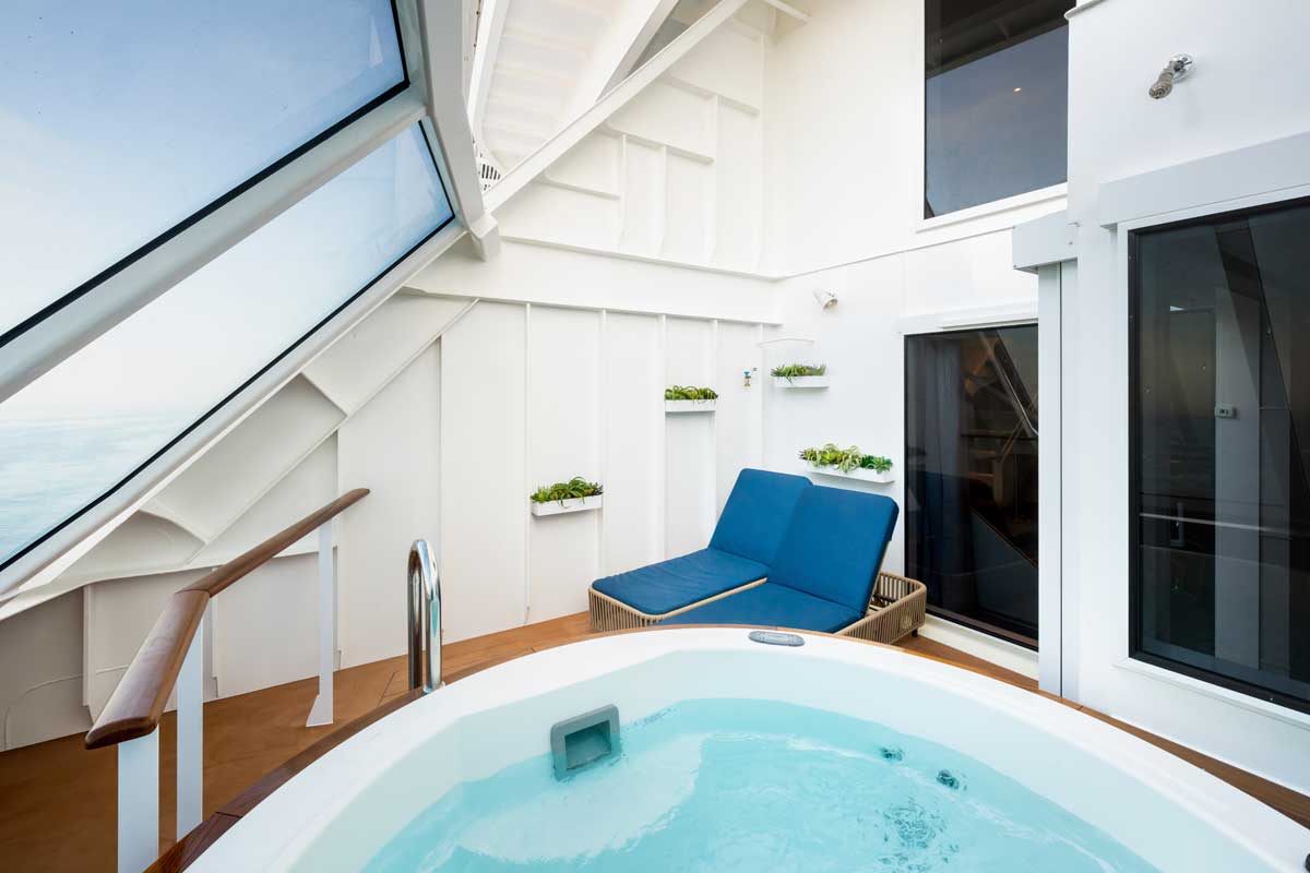 MSC Euribia apartament Yacht Club Duplex z whirlpool