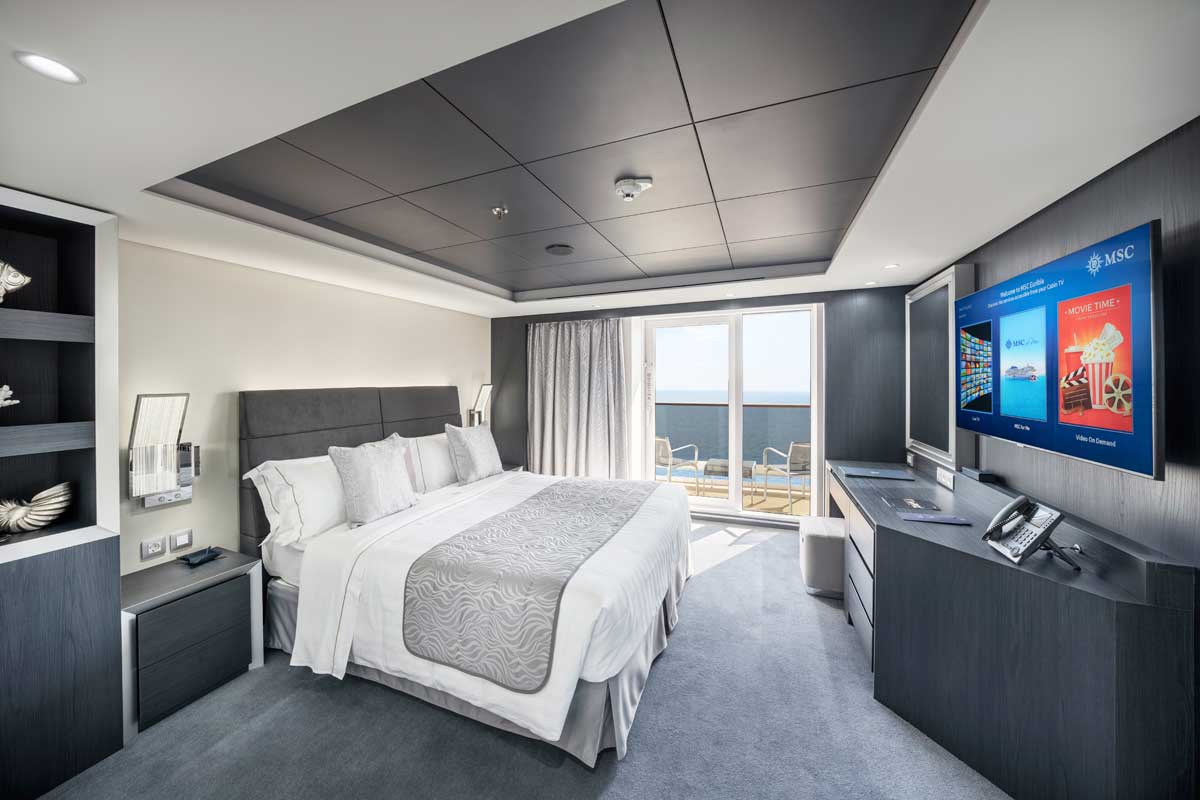 MSC Euribia apartament Yacht Club Royal z whirlpool