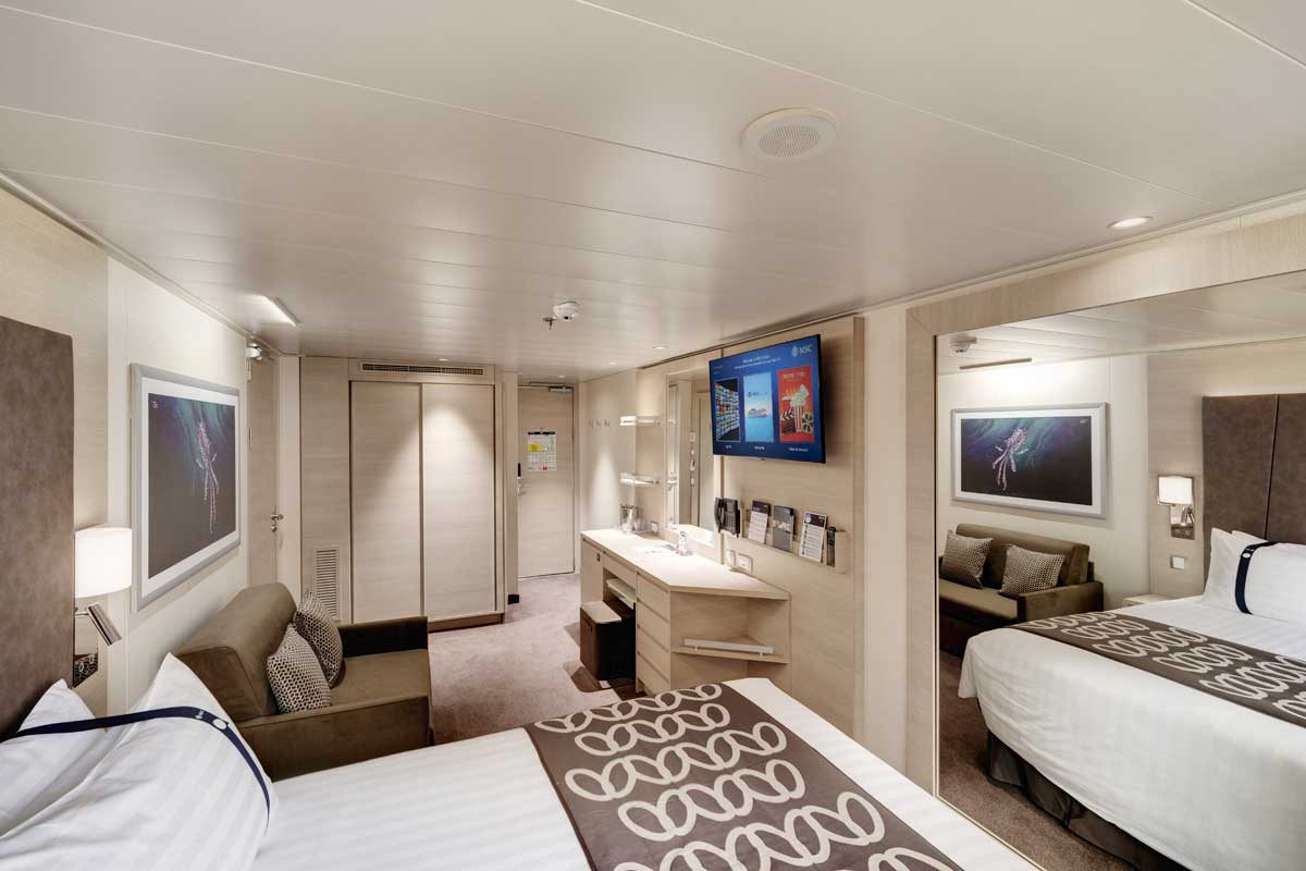 MSC Euribia  kabina z balkonem  Deluxe BR3