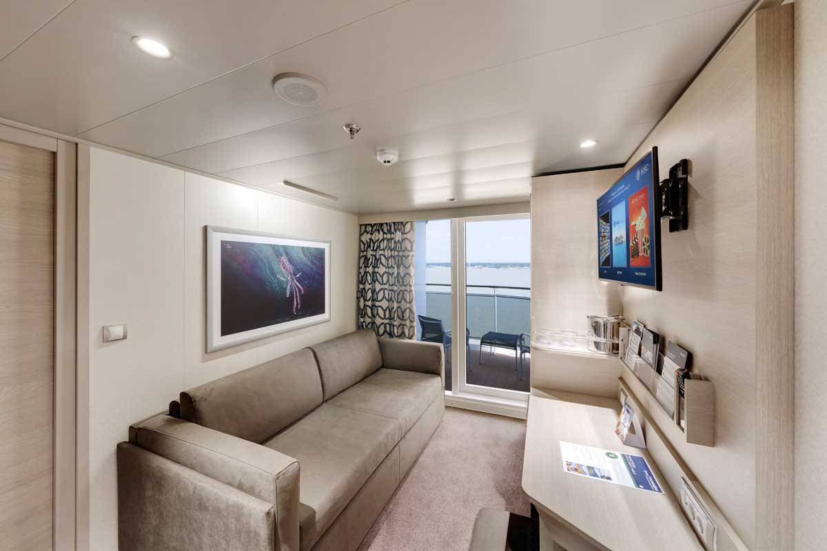 MSC Euribia kabina z balkonem Studio