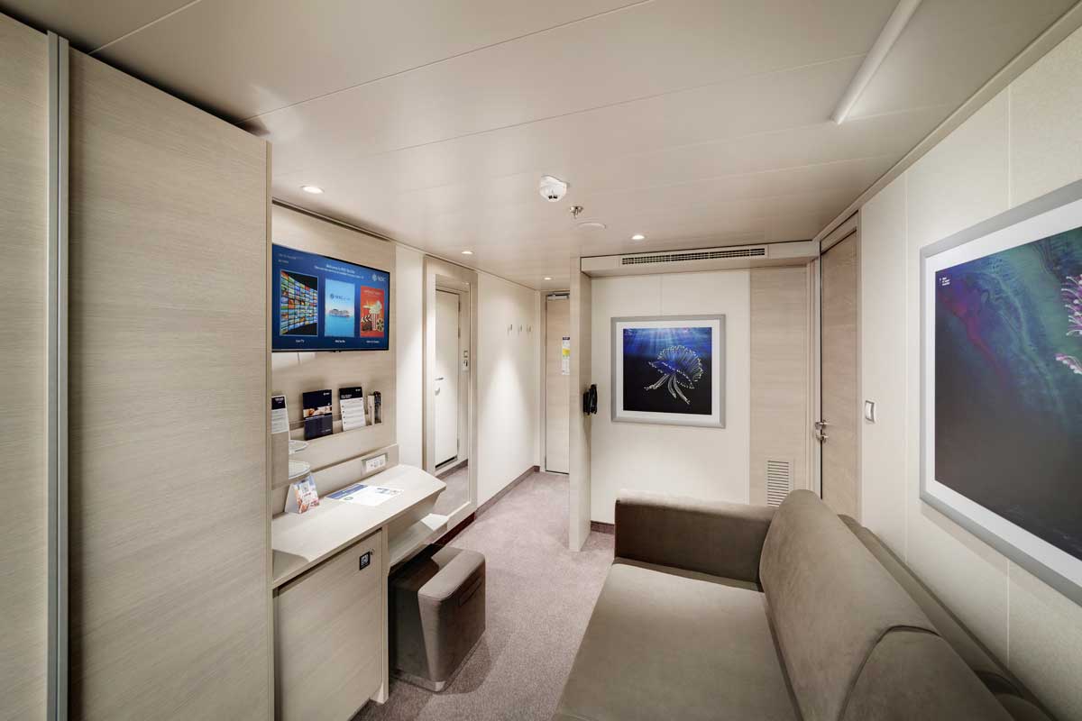 MSC Euribia  kabina z balkonem Studio