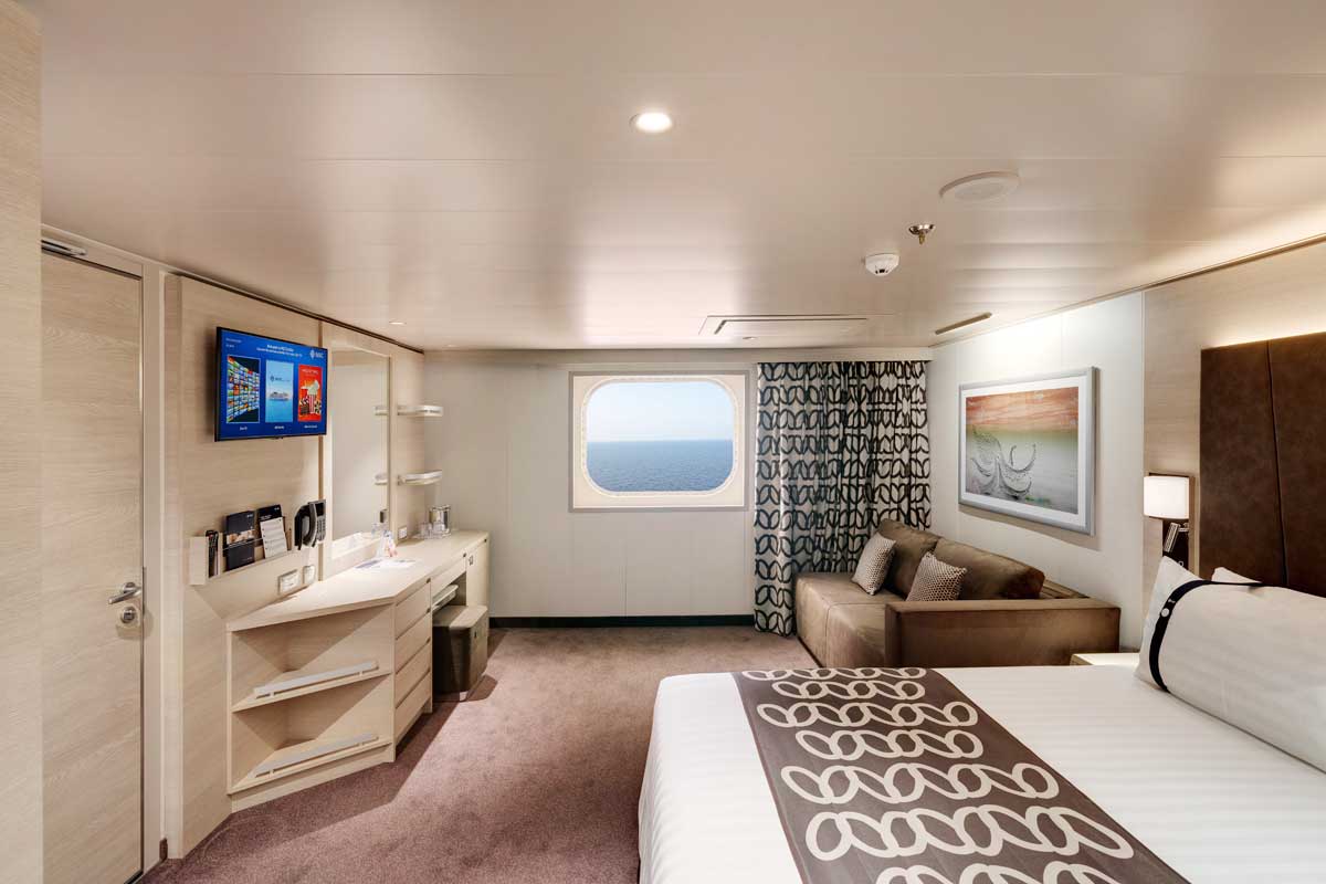 MSC Euribia kabina z oknem Premium