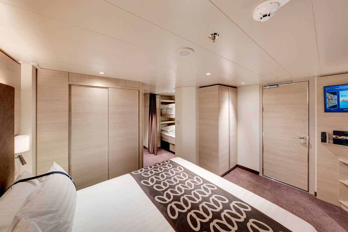 MSC Euribia kabina z oknem Premium