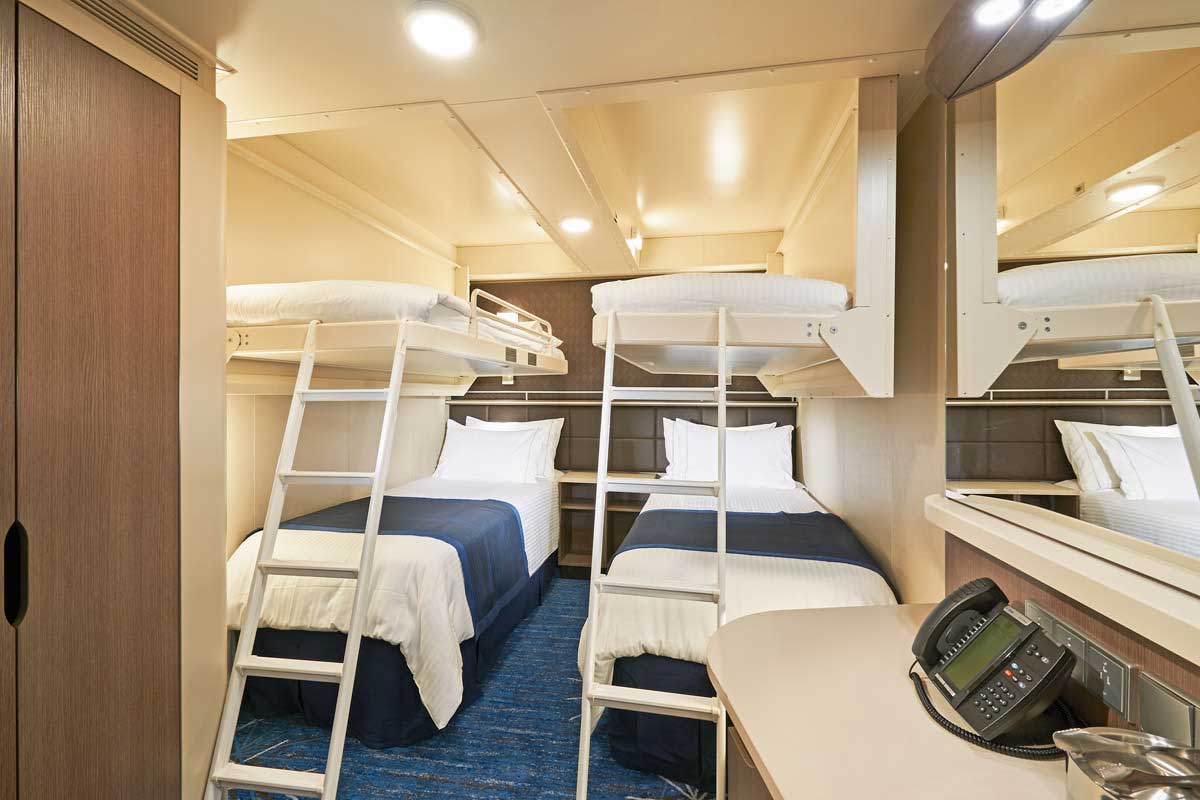 Norwegian Bliss kabina wewnętrzna