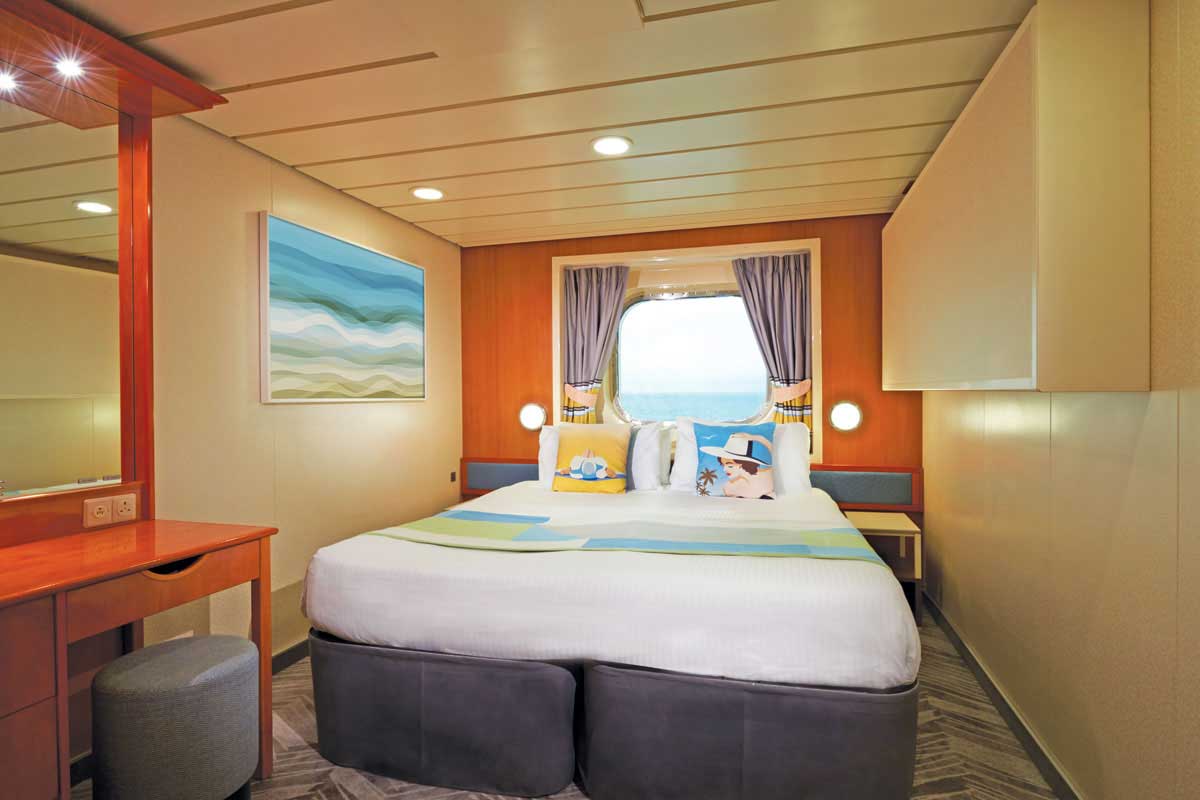 Norwegian Dawn kabina z oknem