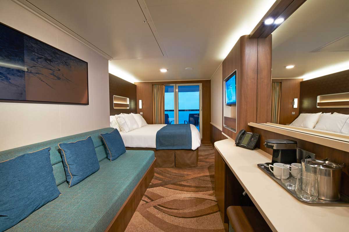 Norwegian Escape kabina z balkonem