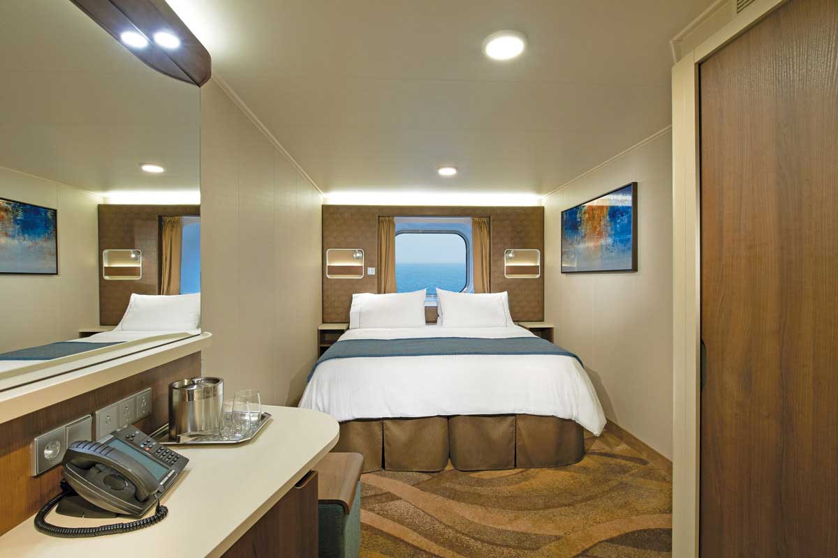 Norwegian Escape kabina z oknem