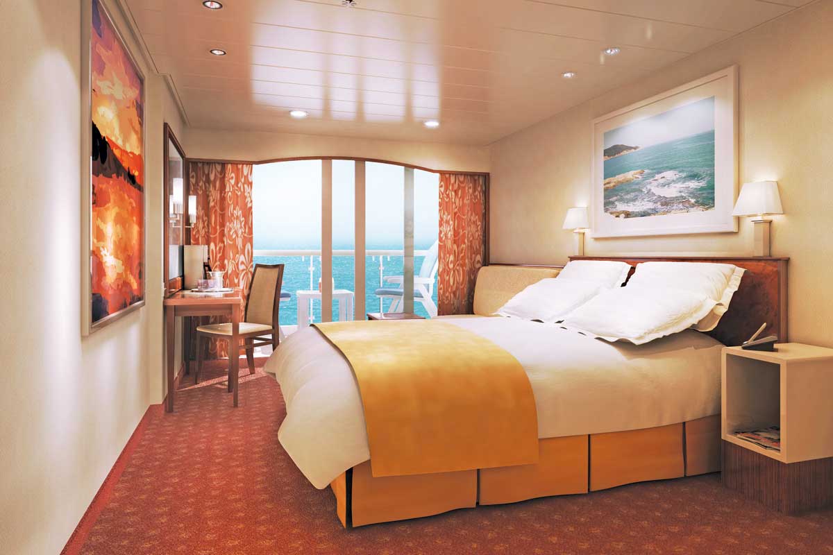 Norwegian Spirit kabina z balkonem