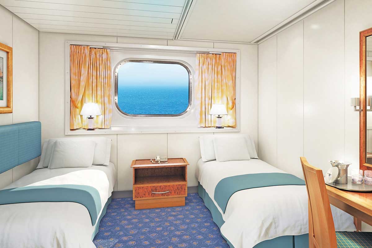 Norwegian Spirit kabina z oknem