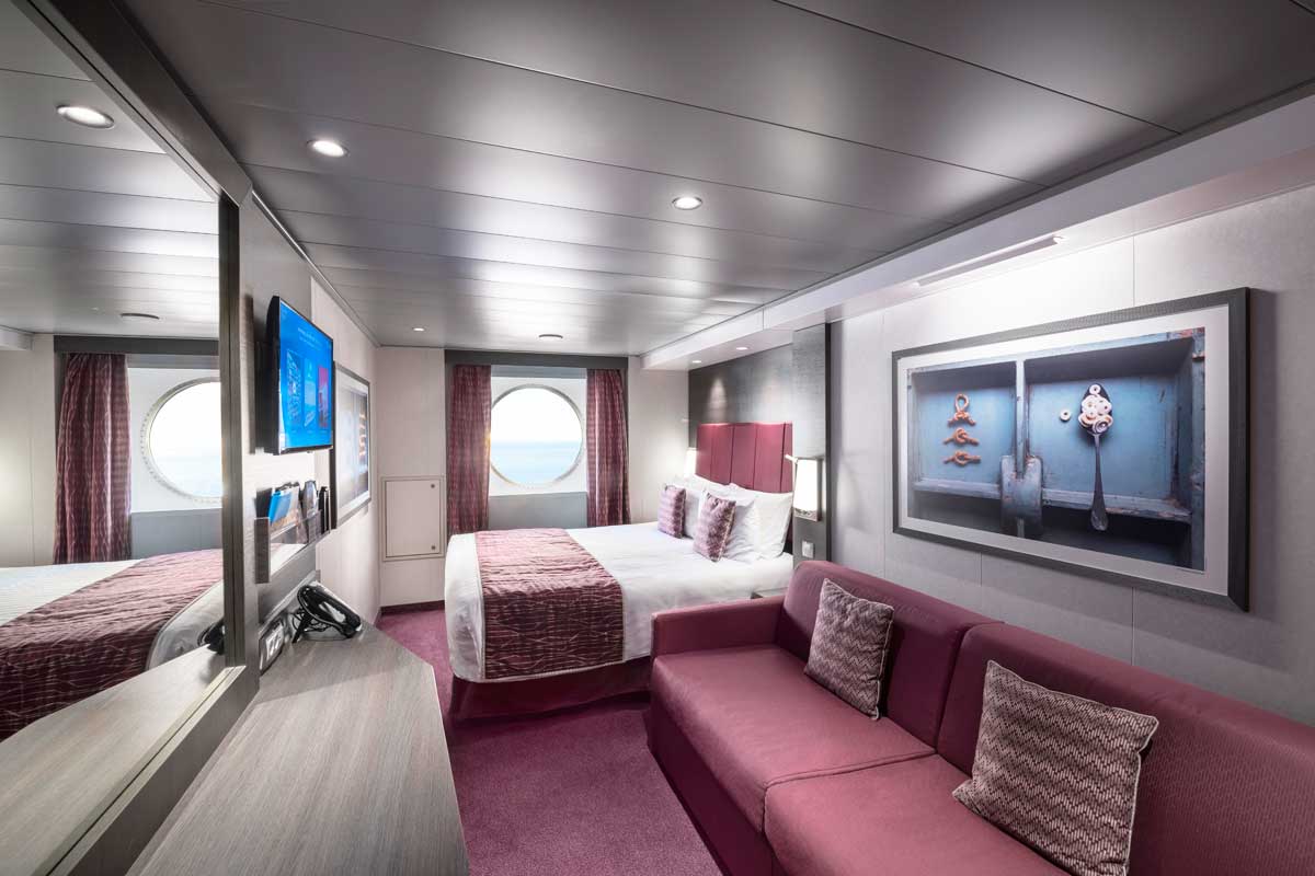 MSC Bellissima kabina z oknem