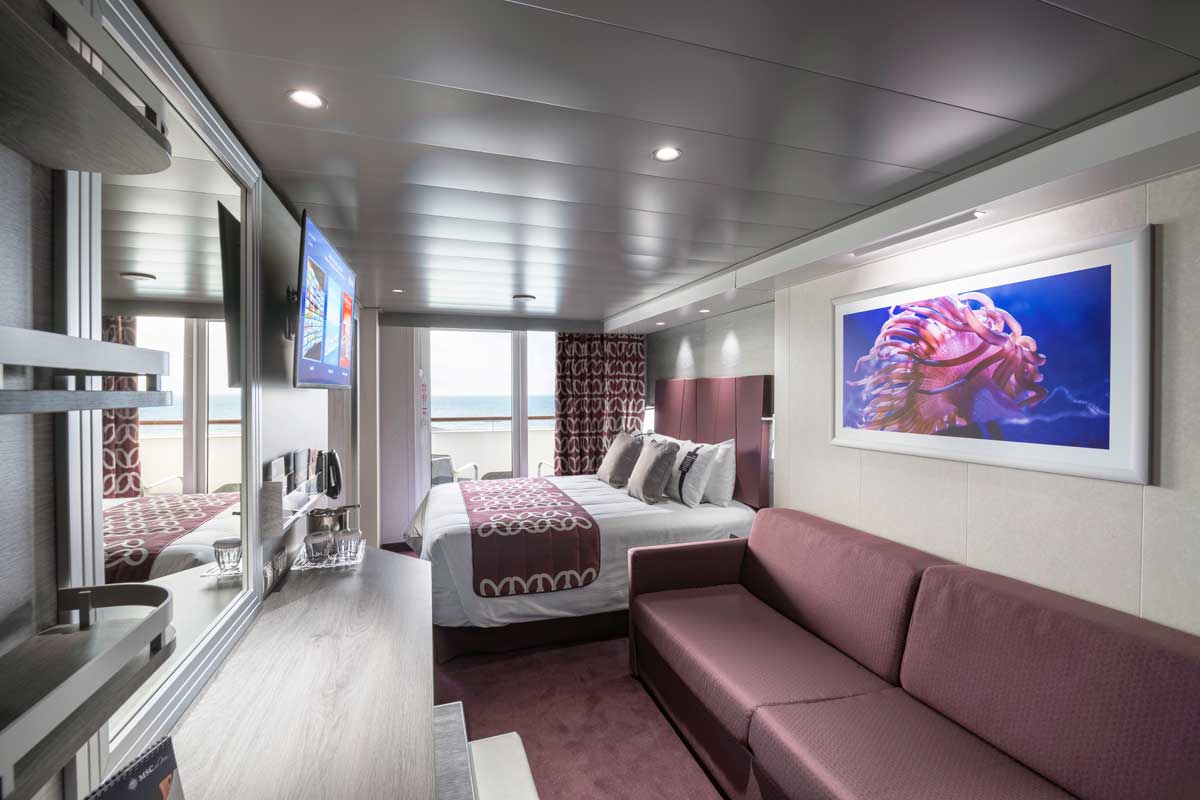 MSC Grandiosa kabina z balkonem