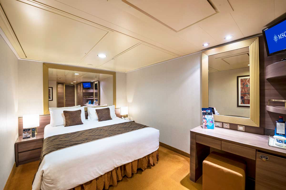 MSC Splendida kabina wewnętrzna