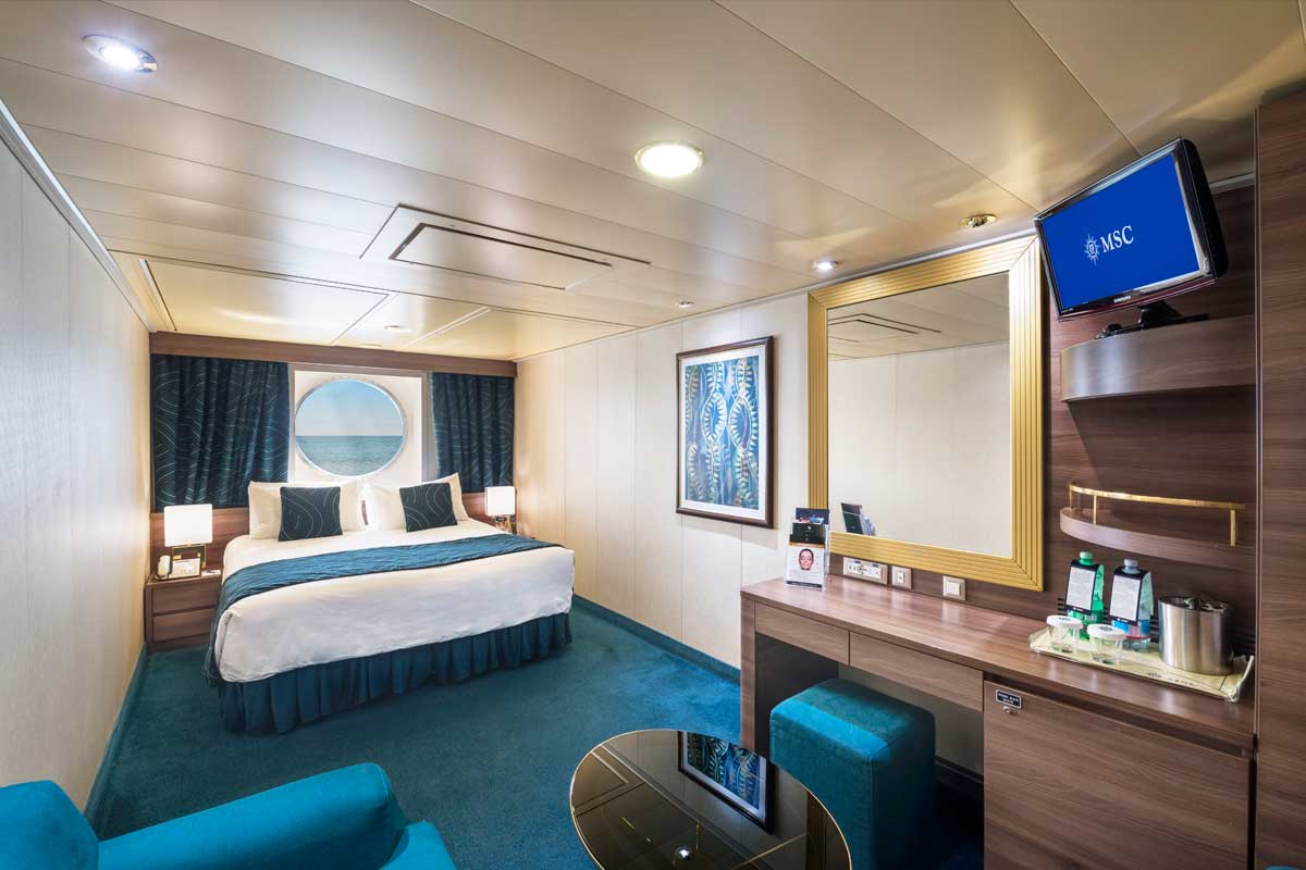 MSC Splendida kabina z oknem