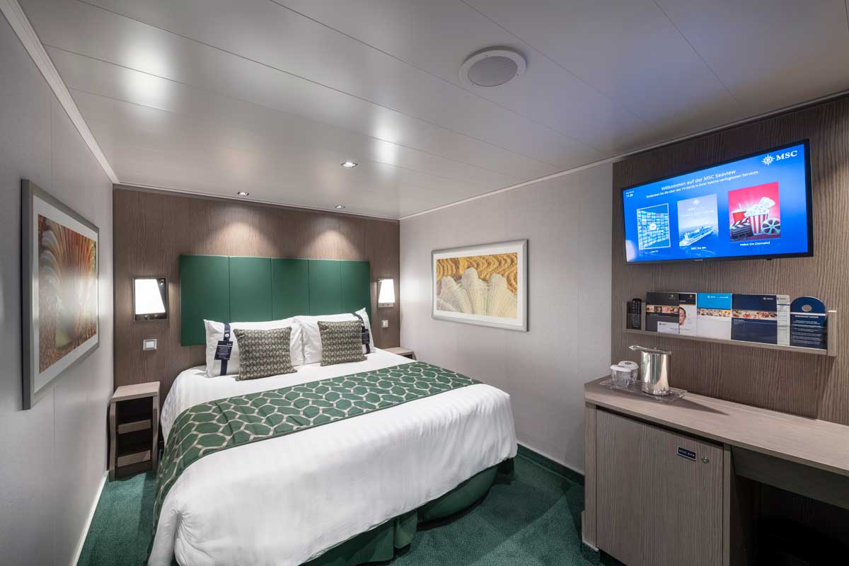 MSC Seaview kabina wewnętrzna