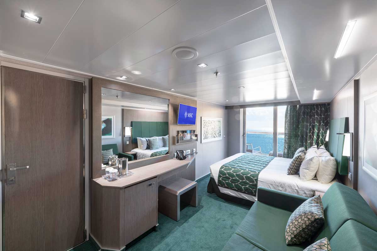 MSC Seaview kabina z balkonem