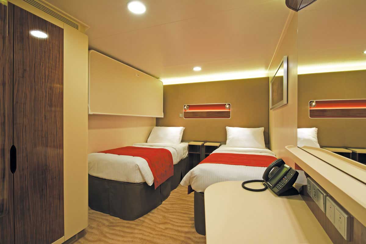 Norwegian Getaway kabina wewnętrzna
