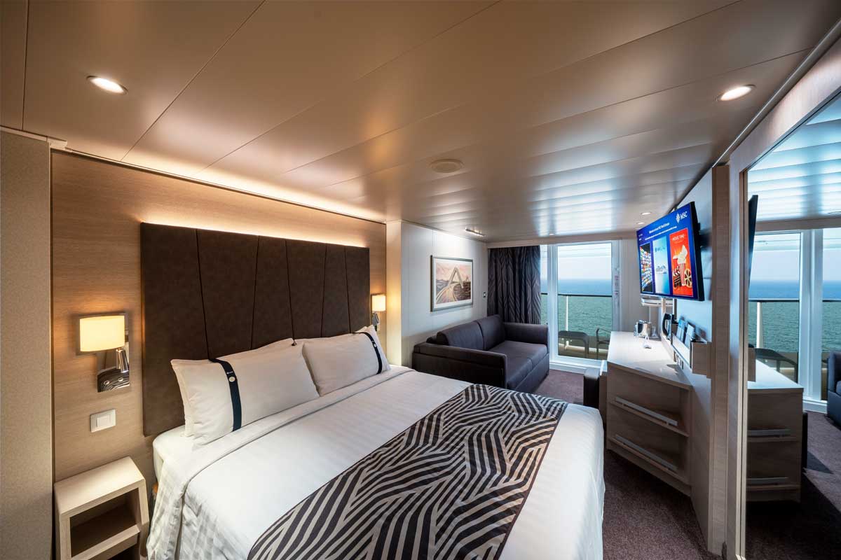 MSC World Europa kabina z balkonem