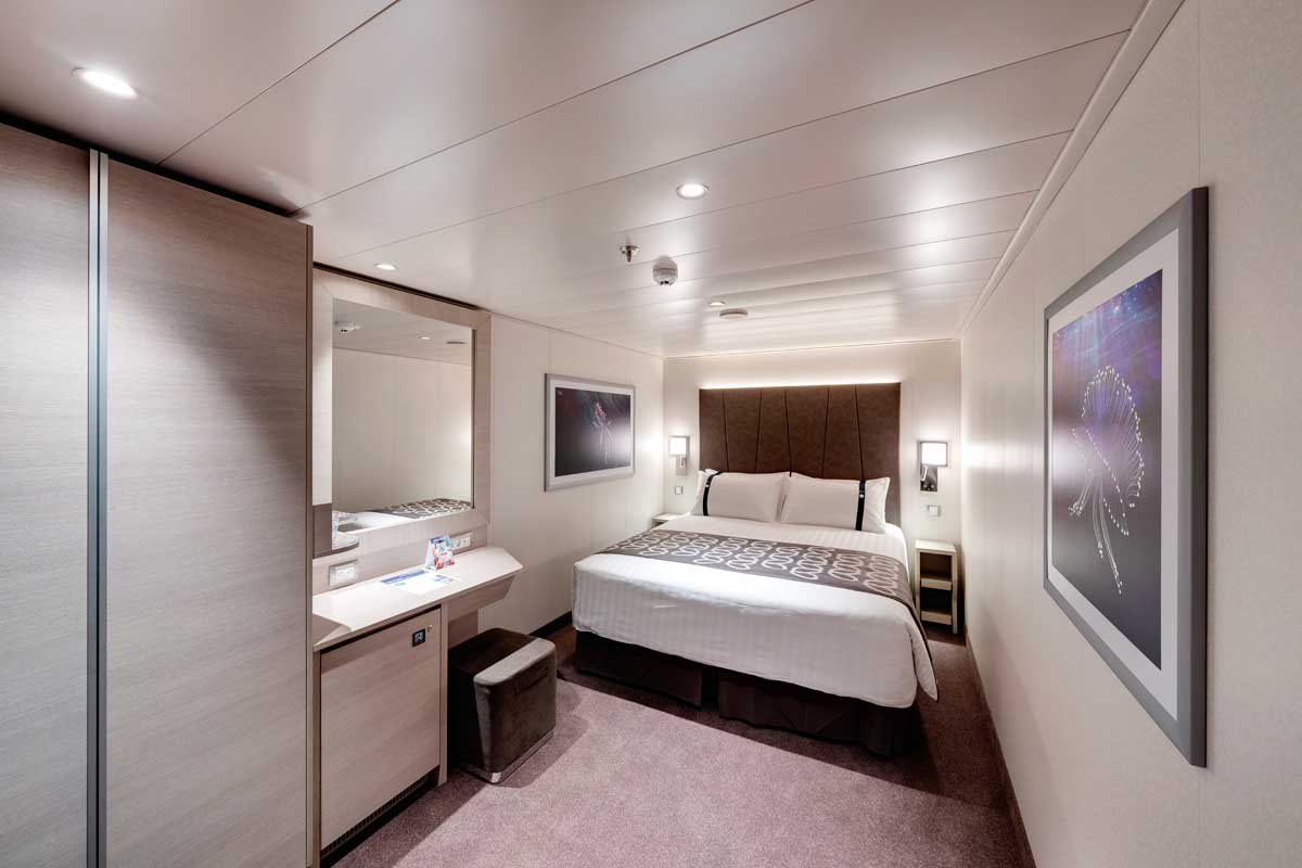 MSC Euribia kabina wewnętrzna