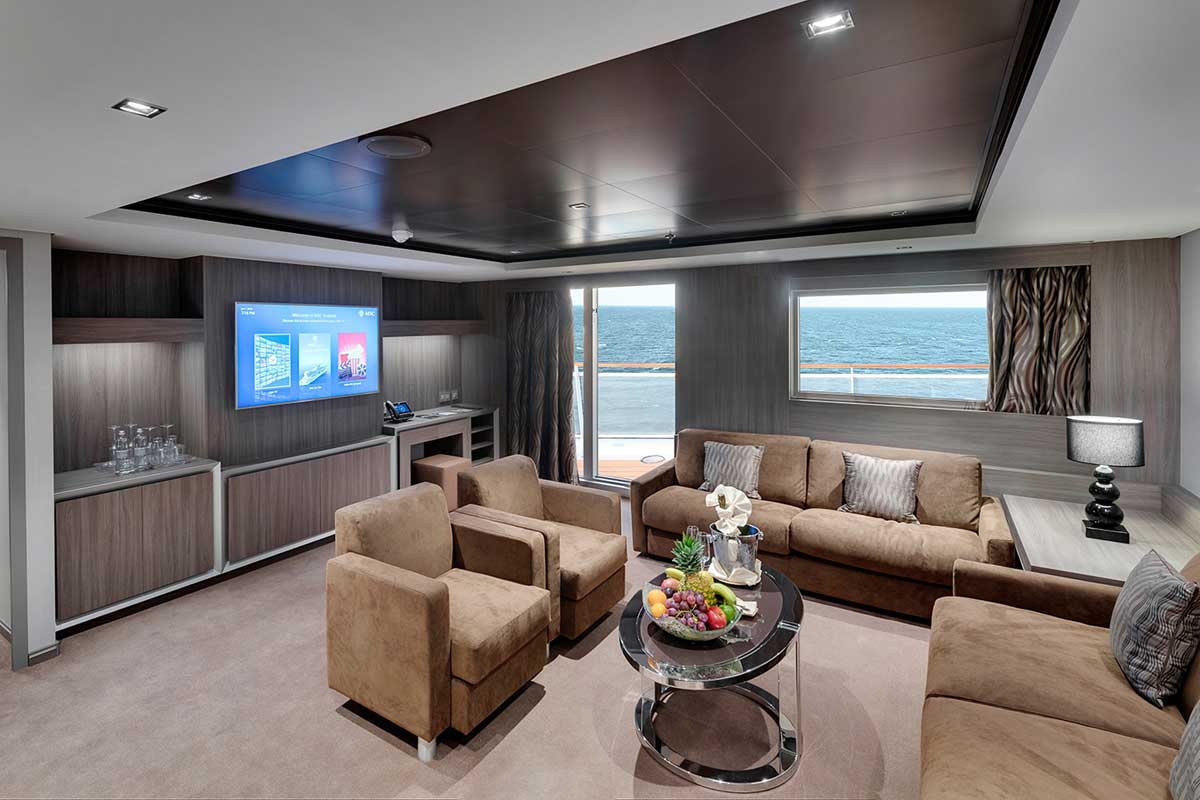 MSC Seaside apartament Yacht Club Royal Suite