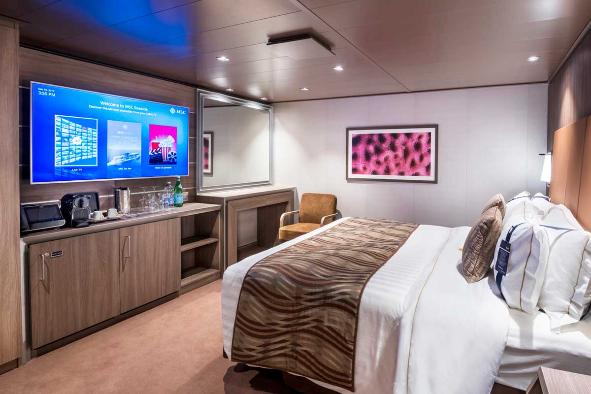 MSC Seaview apartament Yacht Club Interior Suite