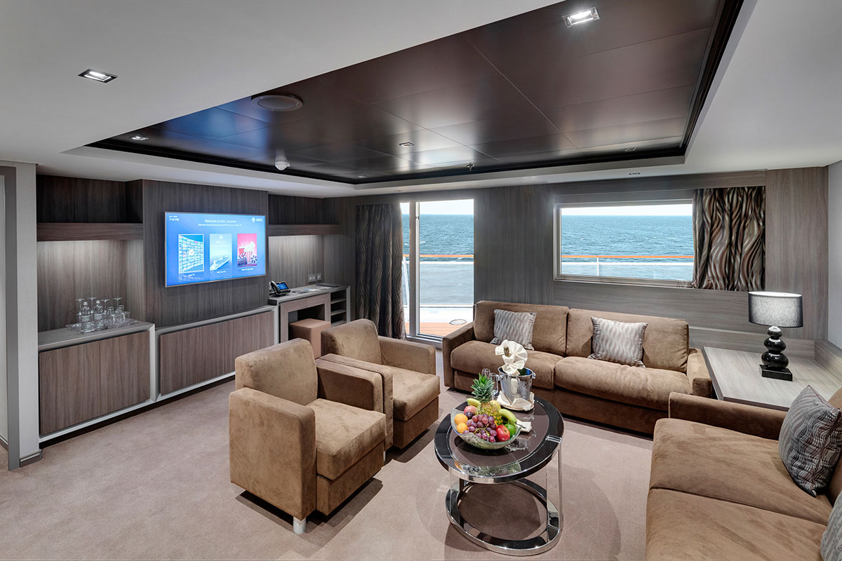 MSC Seashore apartament Yacht Club Royal Suite